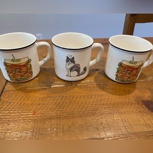 Set of 3 FRIENDS Mugs 2 Joey, 1 Phoebe - Pottery Barn